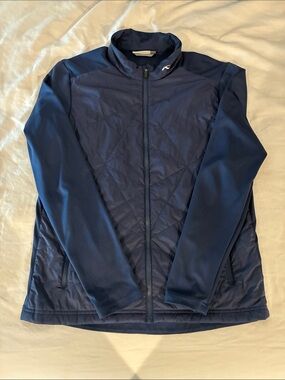 KJUS Men's Navy Hybrid Performance Jacket
